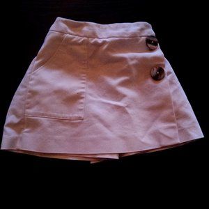 ZARA White Skort Girl Size 7
